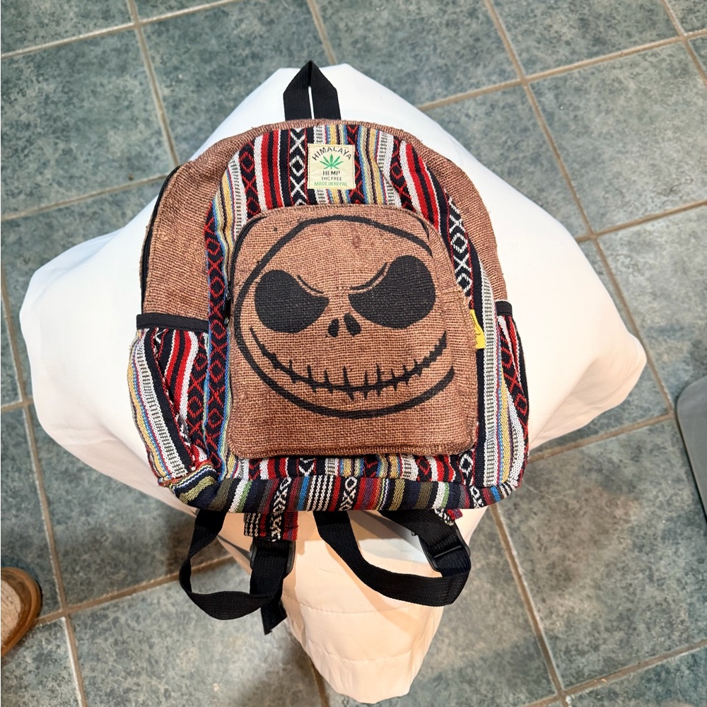 Himalayan Hemp Skull Motif Jack Skeleton